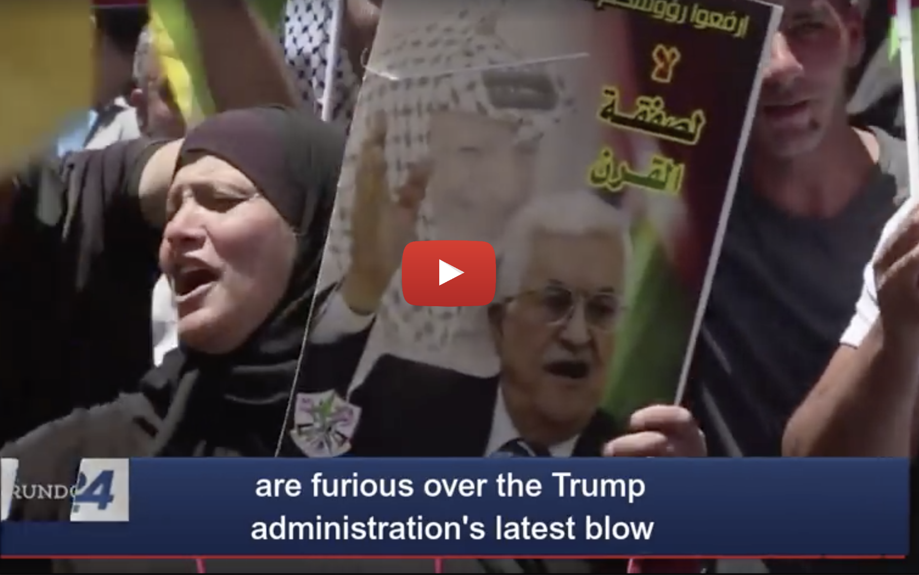 “Palestinian” Arabs Call President Trump’s Closing PLO Office “Declaration of War”