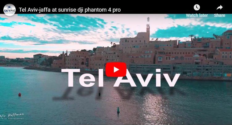 Nir Hoffman sent a drone over Jaffa-Tel-Aviv at sunrise. The result was so beautiful.